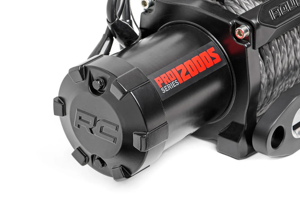 Rough Country 12,000 LB Pro Series Winch – Synthetic Rope & Wireless Remote