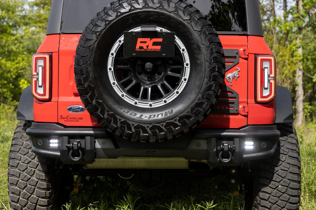 Rough Country Tubular Rear Bumper | Ford Bronco 2021–2025 - SHIPS FREE!