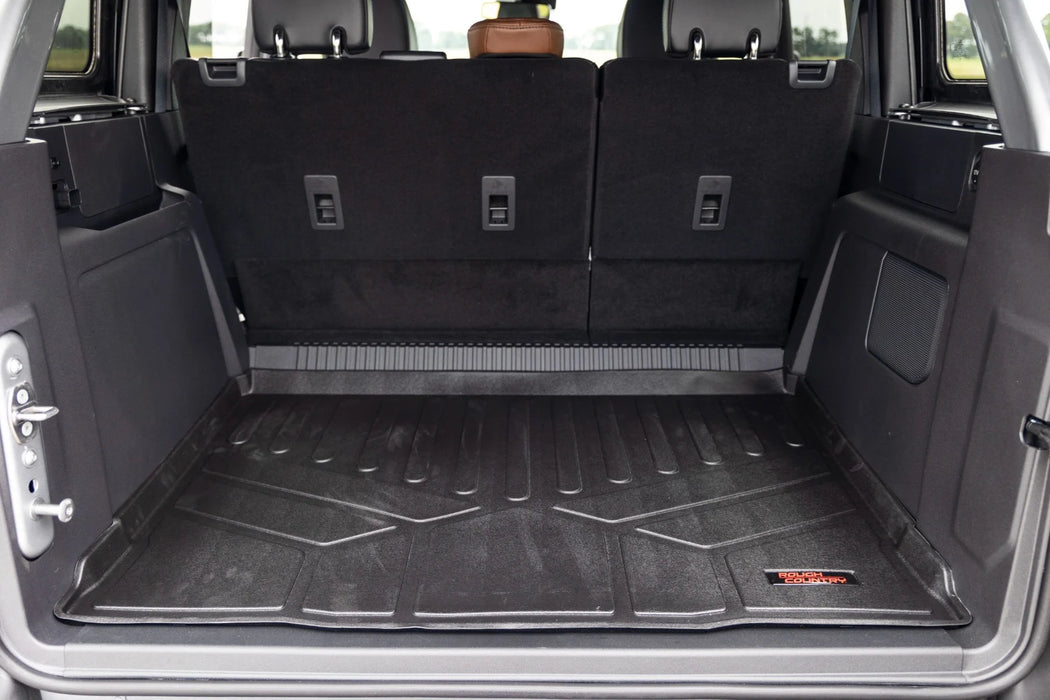 Rough Country Rear Cargo Mat | Fits 2021–2025 Ford Bronco 4WD | Heavy-Duty All-Weather Floor Armor