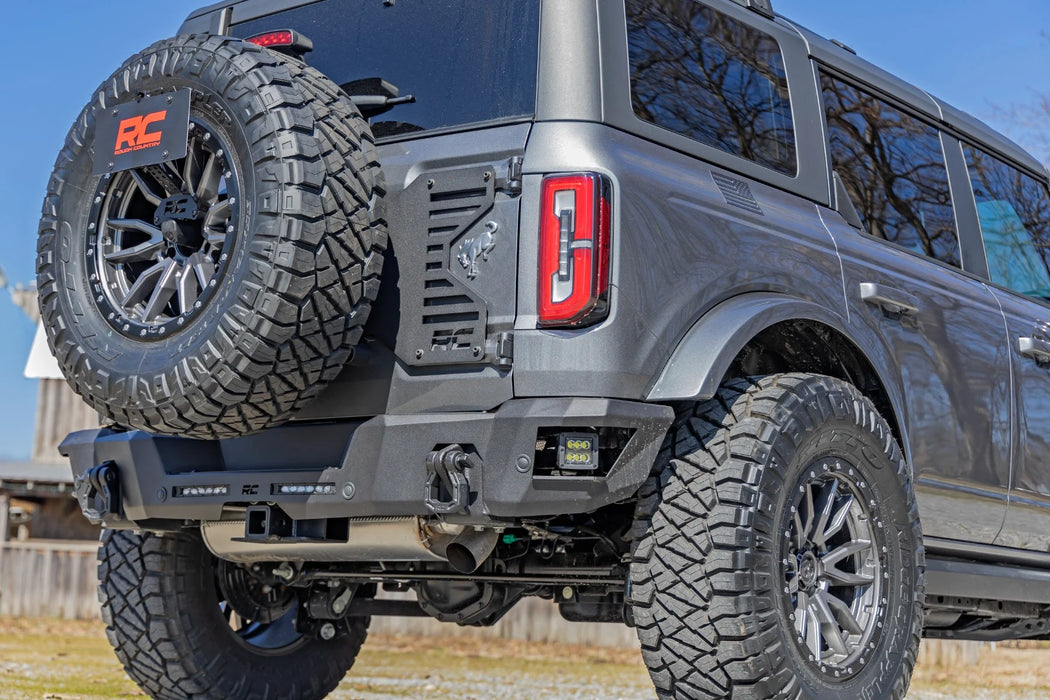 Rough Country Spare Tire License Plate Relocation Bracket for 2021-2026 Ford Bronco