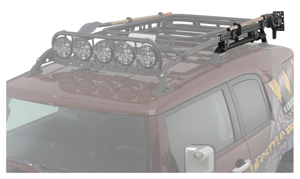 Warrior Products Hi-Lift Jack Mount for OEM Roof Rack – 2007-2014 Toyota FJ Cruiser | 3840