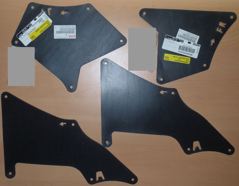 Genuine Toyota Front Fender Apron Splash Shield Set – 2010-2014 FJ Cruiser | FJ-APRONS-10-14