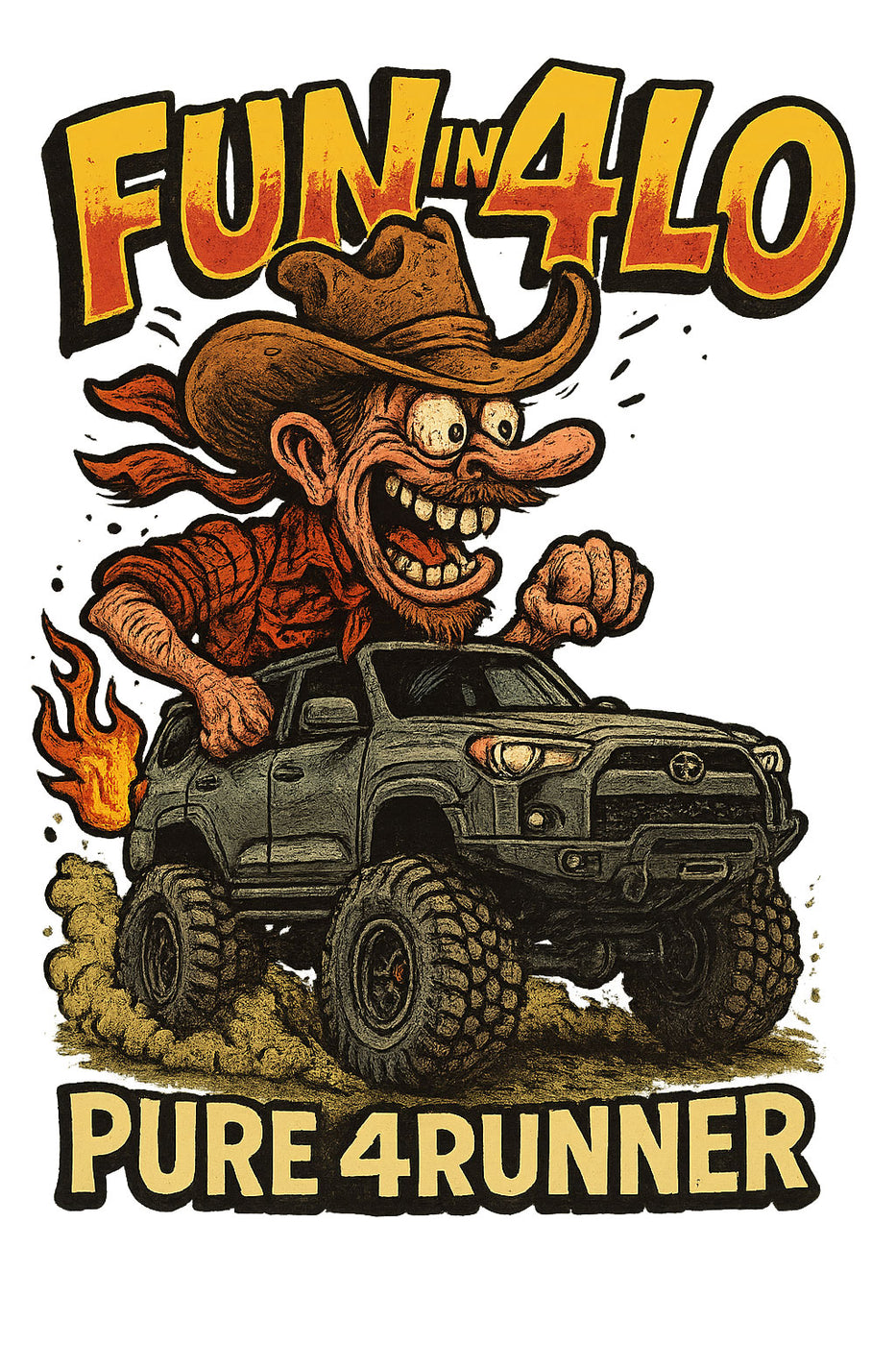 Fun In 4LO T-Shirt - 4Runner — Pure Auto Parts
