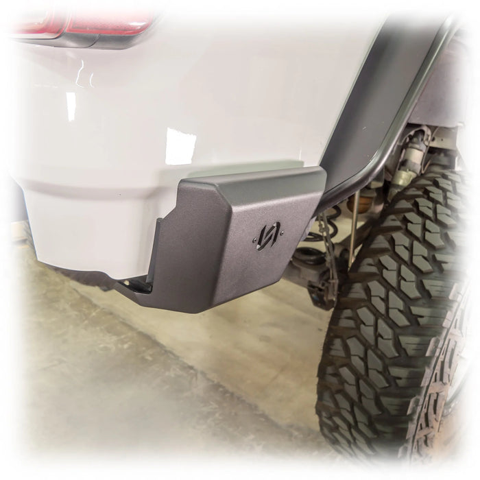 Turn Offroad Bedside Corner Guards for Jeep Gladiator JT (2020–2025) | Heavy-Duty Steel Bed Rock Armor | Bolt-On Wrap-Around Protection