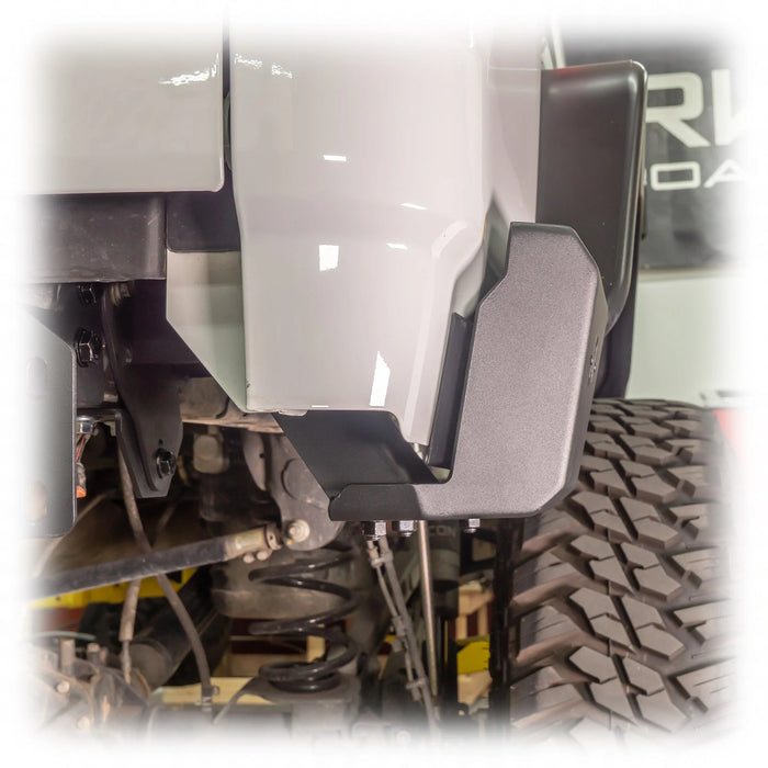Turn Offroad Bedside Corner Guards for Jeep Gladiator JT (2020–2025) | Heavy-Duty Steel Bed Rock Armor | Bolt-On Wrap-Around Protection