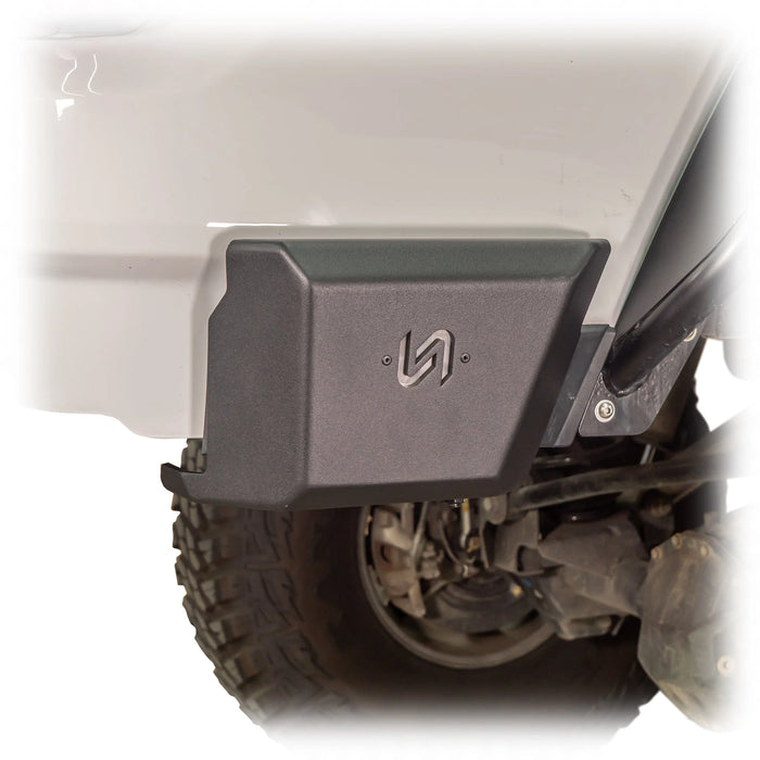 Turn Offroad Bedside Corner Guards for Jeep Gladiator JT (2020–2025) | Heavy-Duty Steel Bed Rock Armor | Bolt-On Wrap-Around Protection