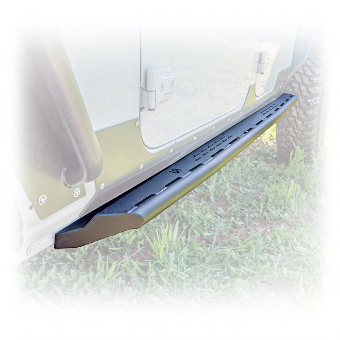 Turn Offroad Frame-Mounted Rock Slider Steps for Jeep Gladiator JT (2020–2025) | Heavy-Duty Steel Bolt-On Rock Sliders with Integrated Step