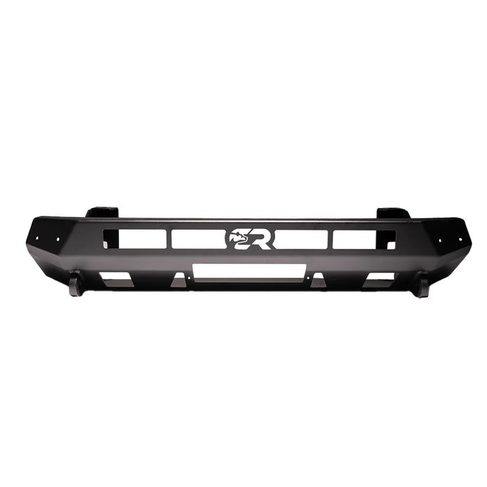 Cali Raised LED Stealth Bumper for 2024+ Toyota Tacoma | Low Profile Winch-Ready Steel Front Bumper (Black Powder Coat)
