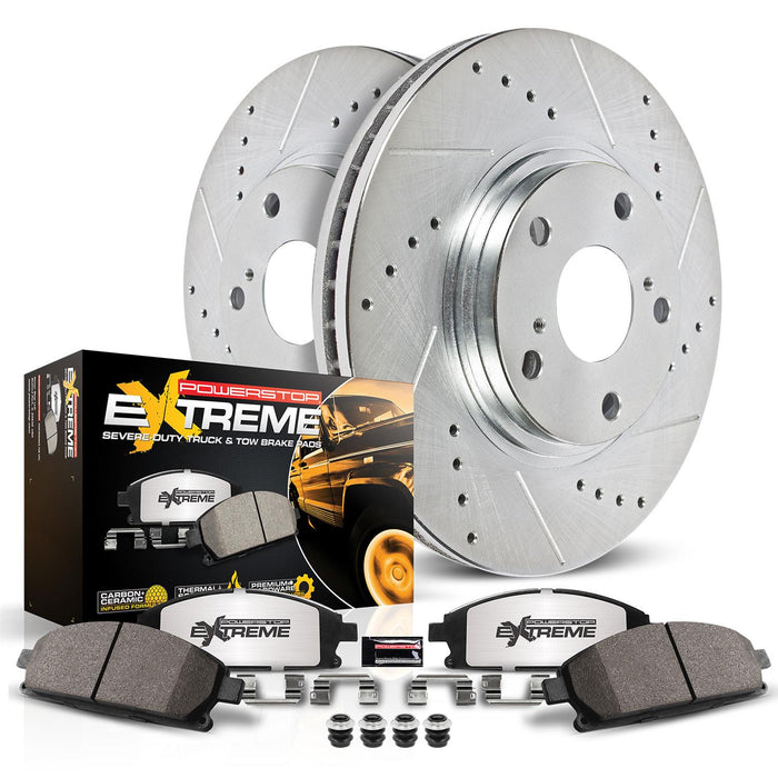 PowerStop Z36 Front Brake Kit – Toyota 4Runner, FJ Cruiser & Tacoma | K137-36