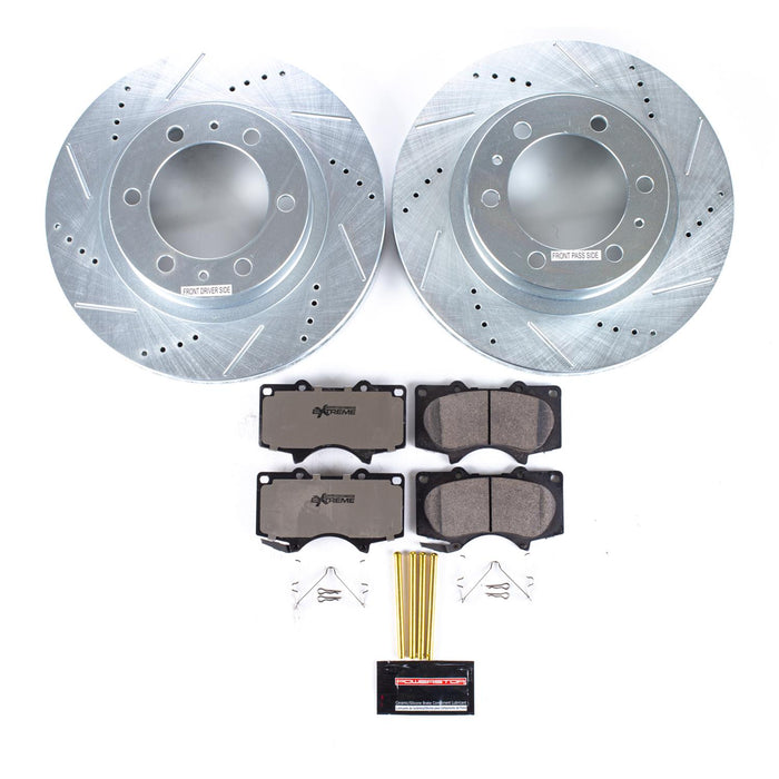 PowerStop Z36 Front Brake Kit – Toyota 4Runner, FJ Cruiser & Tacoma | K137-36