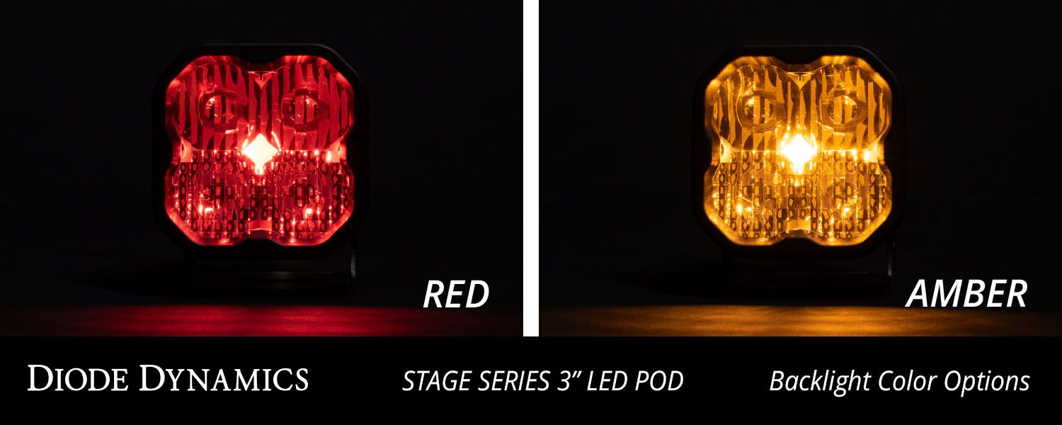 Diode Dynamics SS3 SAE/DOT White Pro LED Pod (pair)